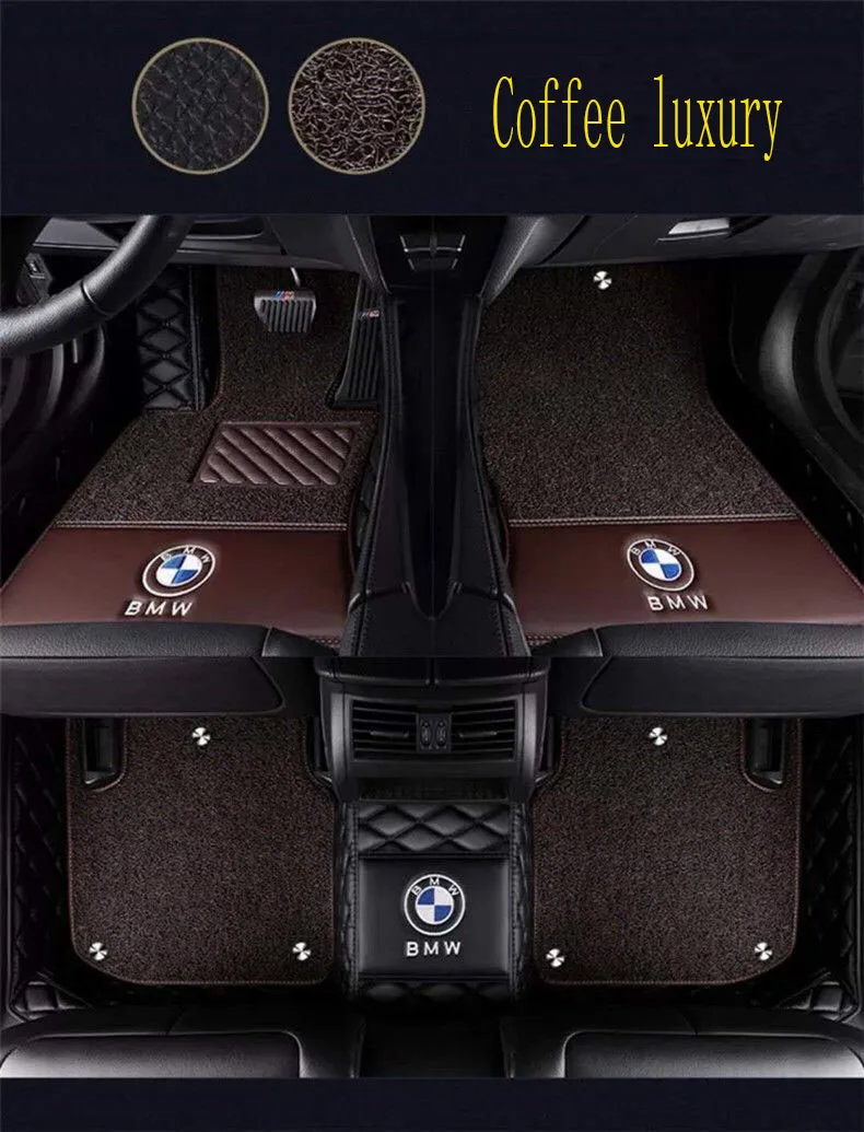 

Car floor mats with Logo/Brand Logo for Kia Rio K2 Spectra Cerato Forte 5D heavy duty foot case car styling rugs carpet liners (