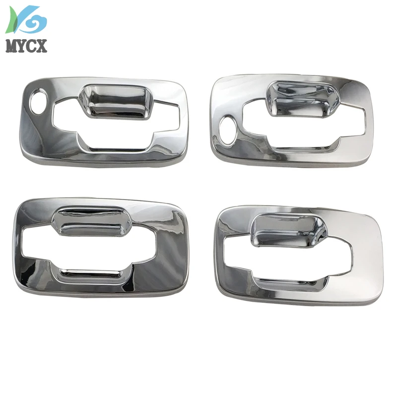 4PCS ABS Chrome plated Door Handle Bowl Covers Trim FOR Nissan X-Trail 2000-2010 T30 Accessories Car modification