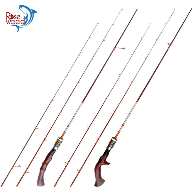 RoseWood Wood Handle1.8m 1,72 м Ul Light спиннинг двойной наконечник твердый Сверхлегкий литой стержень Карп удочка для ловли мелкой рыбы Vara De Pesca