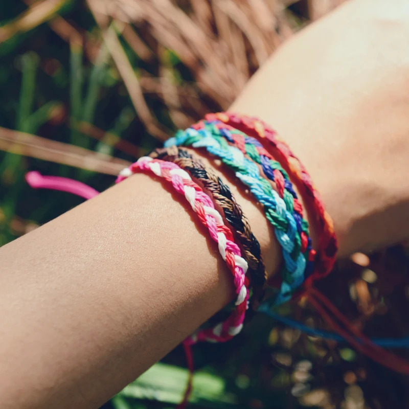 

MOON GIRL Waterproof Wax Rope Friendship Bracelet Bohemian Trendy Fashion Boho Handmade Chic Pulseras Femme Jewelry Dropshipping