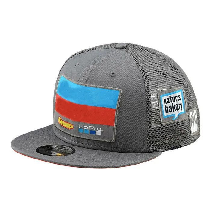 Золотой Новейшая Заводская гоночная мото Кепка GP Топ мотоциклетная Snapback шапка для мотокросса mx atv snapback Racing ream cap mask - Цвет: Золотой
