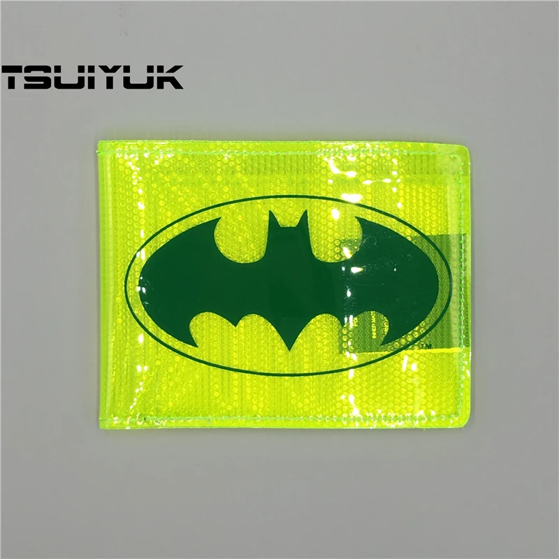 

DC Comics Wallet Batman Bat man Superhero wallets Short Green mens plastic coin purse leather wallet clip money card purse
