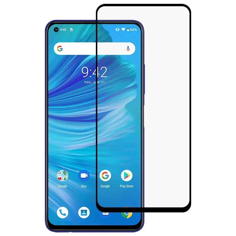 Защитное стекло для экрана Umidigi power 3/Umidigi F2 чехол полное покрытие закаленное