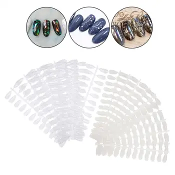 

480pcs False Nail Art Tips Artificial Fake Nail Art Practice Tip Manicure Nail Color Display Full Cover Nail Tips