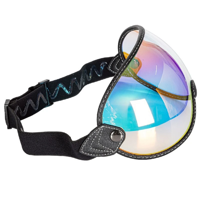 

Motorcycle Helmet Sun Visor Goggles UV Protection Shield Lens for Bicycle Helmet Facemask Eye-Shield Lens