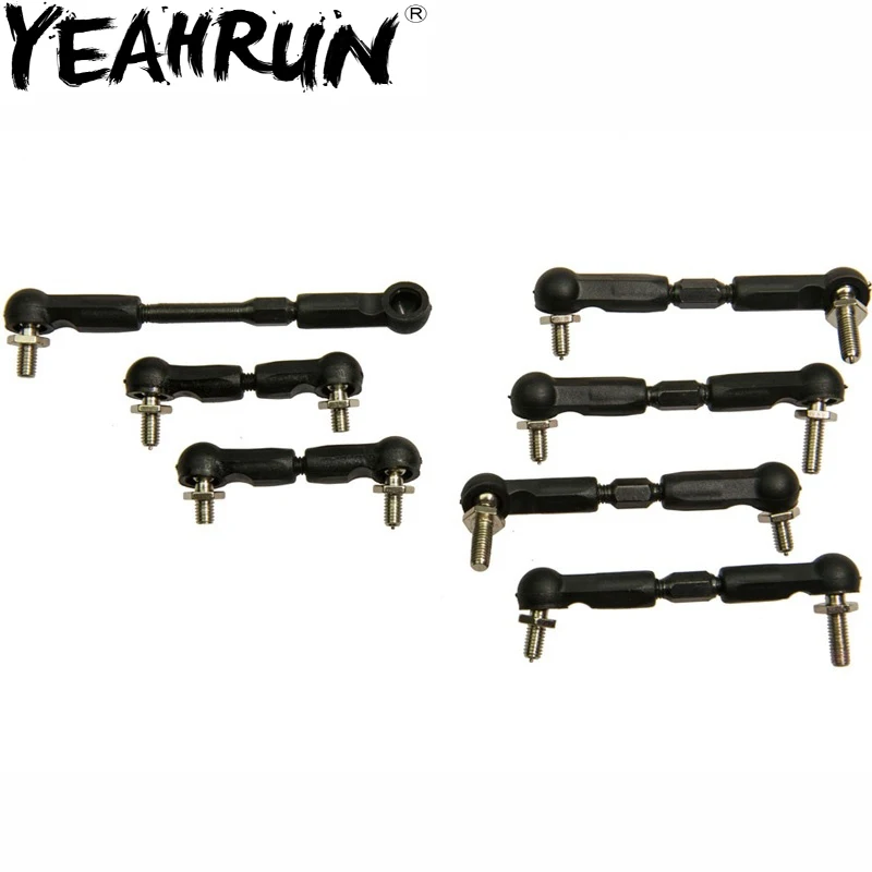 YEAHRUN 7 шт завершенный наконечник рулевой тяги Набор для RC 1/10 Sakura D3 гоночный