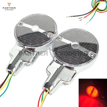 

LED Motorcycle Accessories Turn Signal Light Case for Harley Softail Classic FLSTC 1999-2018