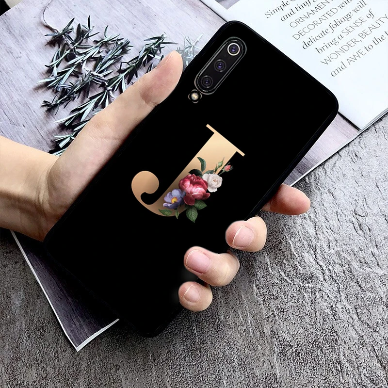 Letter Alphabet Flowers Print Floral 