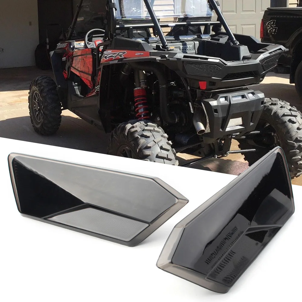 2Pcs LED RZR Tail Lights Lamp with Black Lens Shells for Polaris RZR900