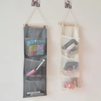 

3 Layers Hanging Bag Organizer Wardrobe Transparent Storage Bag for Handbag Closet Shoes Organizer Door Wall Sundries Pouch
