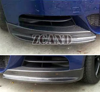 

Real Carbon Fiber Front Spiltters spoiler Flaps Cupwings For BMW E82 135i M tech Bumper 08-11