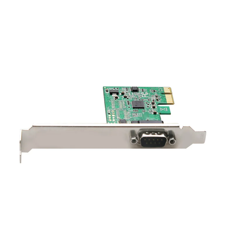 Высокое качество PCIe последовательная карта RS232 RS-232 последовательные порты и разъемы COM плата расширения с чипом AX99100B
