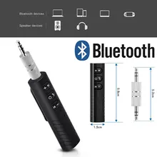 Lavalier Aux bluetooth-адаптеры автомобильный Bluetooth передатчик приемник умный Hansfree 3,5 мм Bluetooth музыкальный приемник