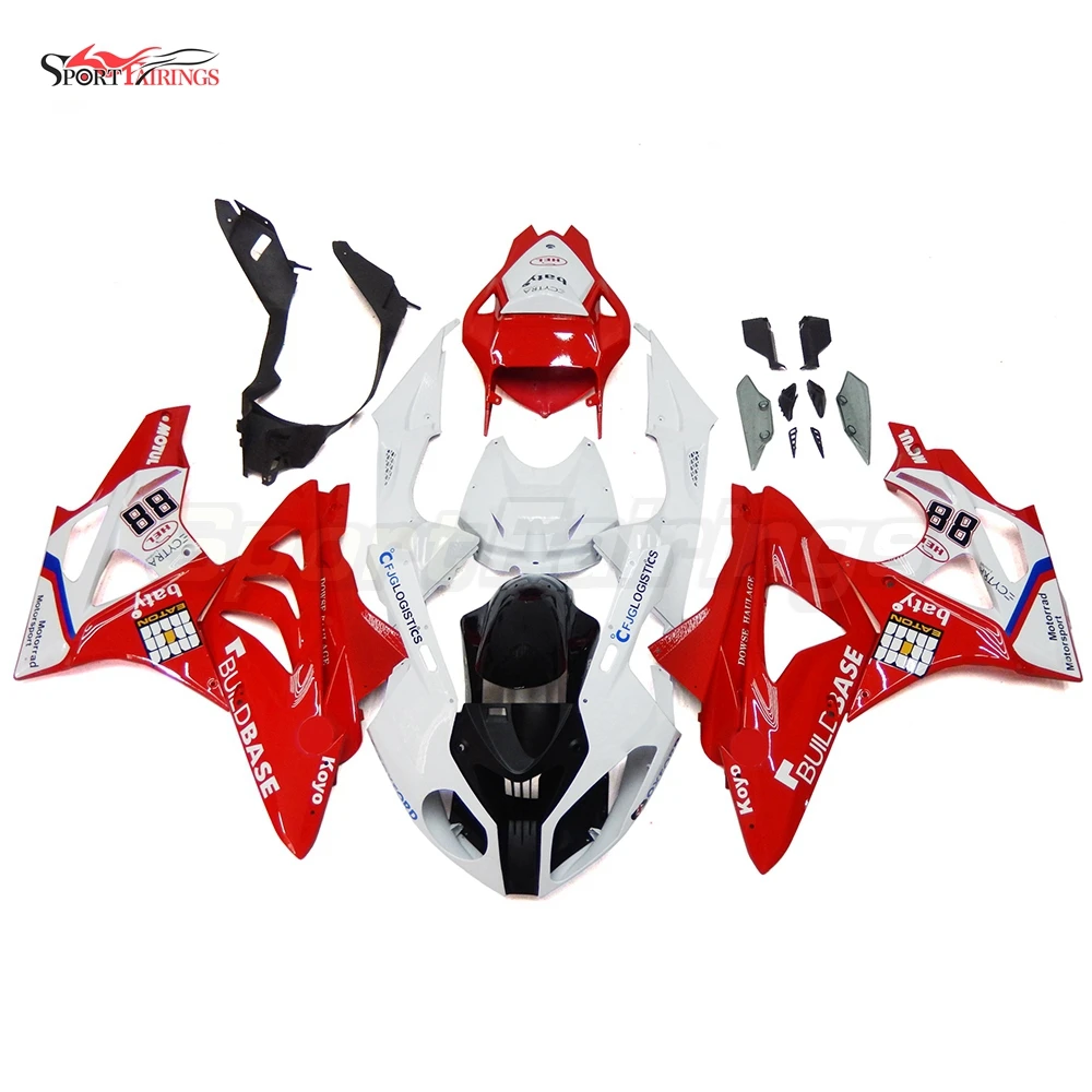 Обтекатели ABS для Мотоцикла BMW S1000RR 2009 2010 2011 2012 2013 S1000 RR Кузов мотоцикла Красные