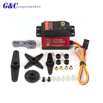 

1 X Waterproof servo DS3218 Update and PRO high speed metal gear digital servo baja servo 20KG/.09S for 1/8 1/10 diy electronics