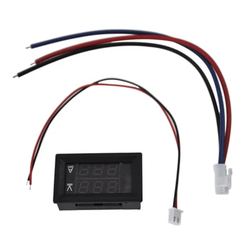

Promotion! DC 100V 10A Voltmeter Ammeter Blue + Red LED Amp Dual Digital Volt Meter Gauge