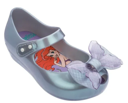 Новинка года; прозрачная обувь для девочек с изображением русалки; Детские пляжные сандалии; нескользящие сандалии для принцессы; SH19107 - Цвет: grey silver