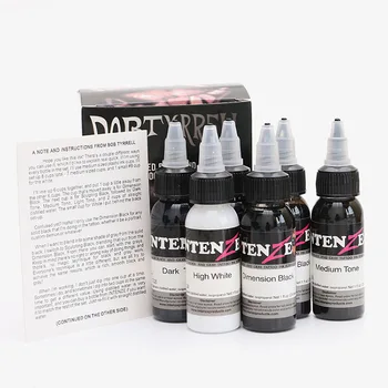 

Professional Tattoo Ink Set 6 Colors 1 Oz 30ml/Bottle Tattoo Pigment Kit Tattoo & Body Art Permanent Makeup Pigment
