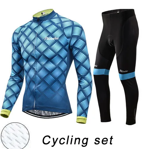Phtxolue Pro Cycling Clothing Men Long Sleeve Cycling Jersey Set Spring Mtb Bike Wear Bicycle Clothes Ropa Maillot Ciclismo Cycling Set