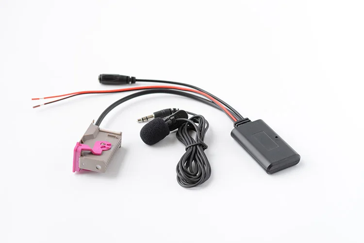 Автомобильный Bluetooth AUX адаптер беспроводной аудио телефонный звонок Hands Free микрофон для AudiA3 A4 A6 A8 TT R8 RNS-E
