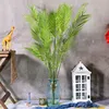 125cm13 Fork Large Artificial Plants Plastic Green Palm Tree Branch Tropical Theme Fake Tree Indoor Landscaping Office Home Deco ► Photo 1/6