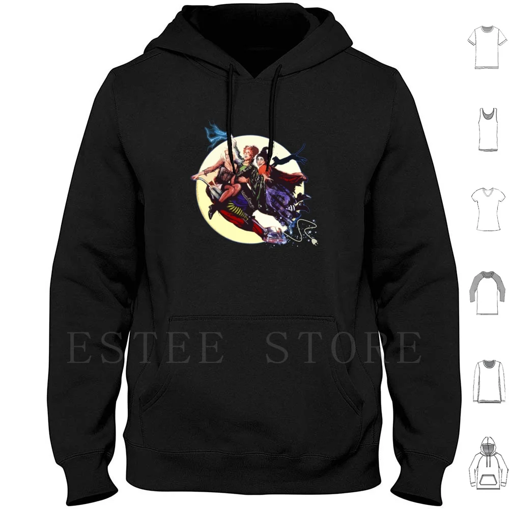 Felpe Con Cappuccio Squad Manica Lunga Hocus Halloween Squad Pocus Sanderson Sisters