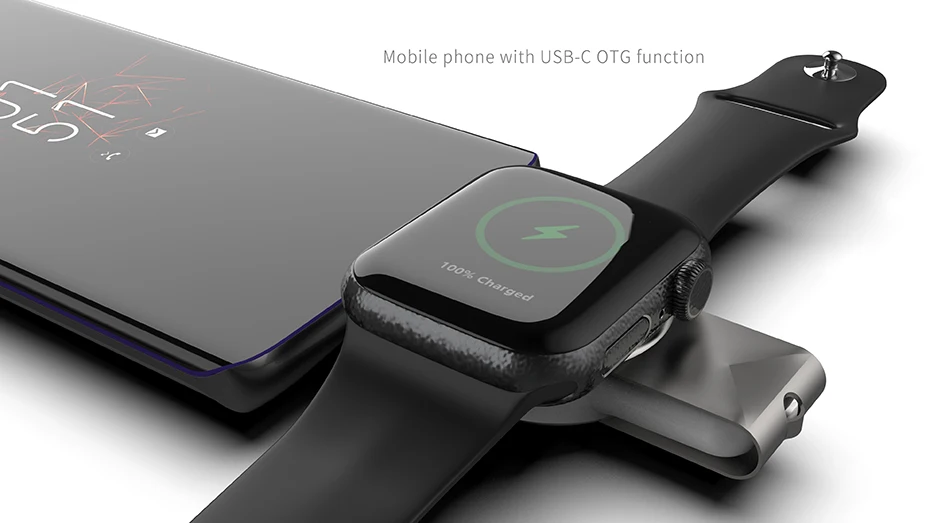 fantasy wireless charger Portable Watch Wireless Charger for Apple Watch 7 6 5 USB Type C Multi-interface Magnetic Fast Charging Station for iwatch samsung wireless charging pad