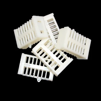 

50PCS Beekeeping queen bee extendible cage drawer multifunction bees tools anti escape plastic cell beekeeper supplies wholesale