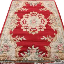 Ковер ручной работы французский о машинный толстый плюш Savonnerie 137X198 см 4.5X6.5 'DY006 395gc85savyg28