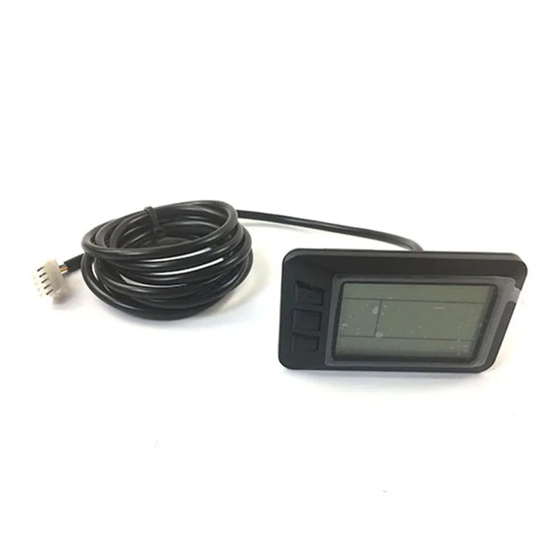  Bicicleta Eléctrica KT LCD7 pantalla USB Panel de plástico para meterciclismo de 5 pines conector d