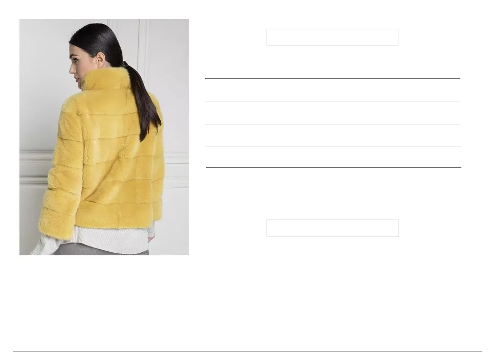 TOPFUR Real Fur Coat Women Genuine Leather Jackets Winter Coat Women Plus Size Real Mink Fur Coat With Fur Collar Yellow Jackets