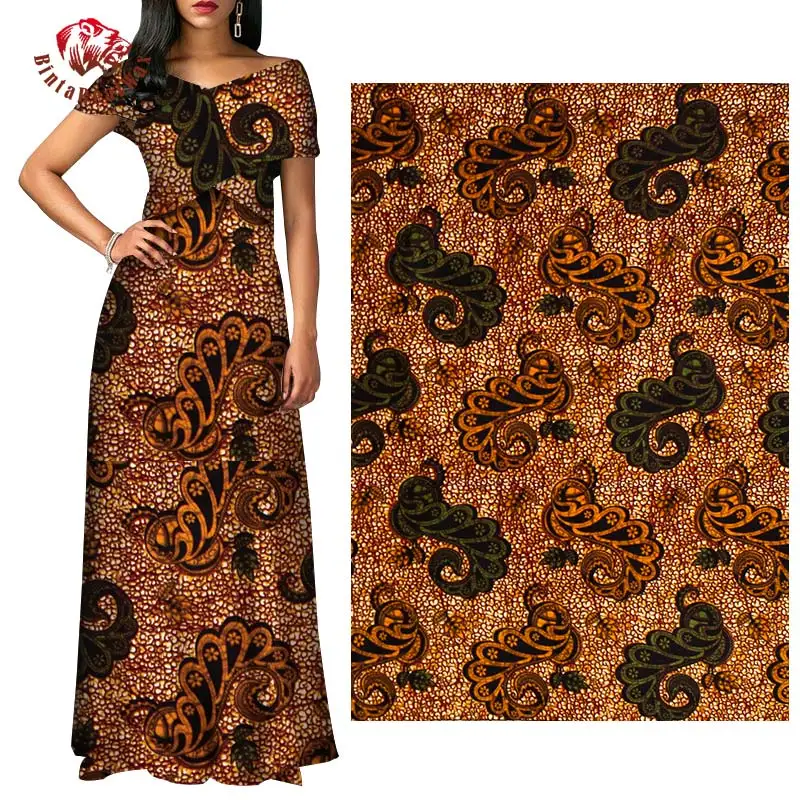 Анкара африканская ткань из полиэстера с восковой печатью африканская ткань Анкара для шитья 6 ярдов/партия африканская ткань для вечерние платья FP6234