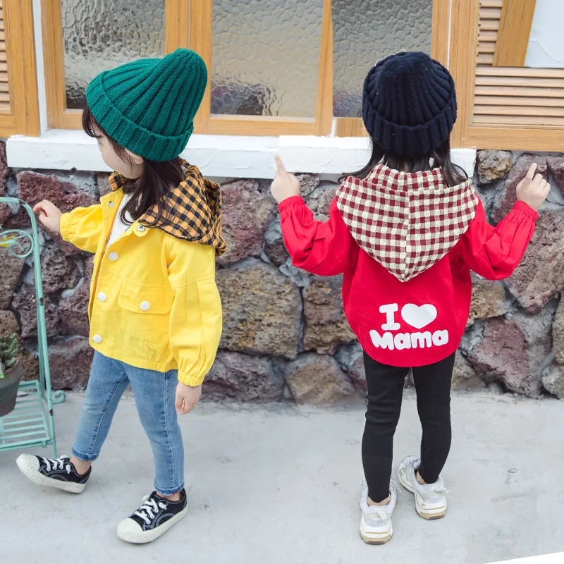 

Childrenswear GIRL'S Coat Spring And Autumn 2020 Spring Clothing New Style Kids' Jacket Baby Cute Trench Coat