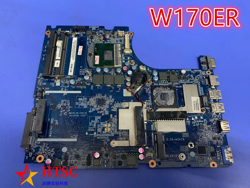 Оригинальная материнская плата 6-71-w150e0-d04 для ноутбука CLEVO w170er с gt650m nkw170er000