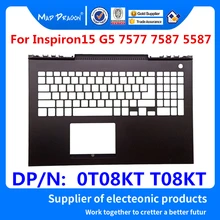 Ноутбук Новая замена Palmrest верхняя крышка чехол для Dell Inspiron15 G5 7577 7587 5587 CKF50 AM21K000410 0T08KT T08KT