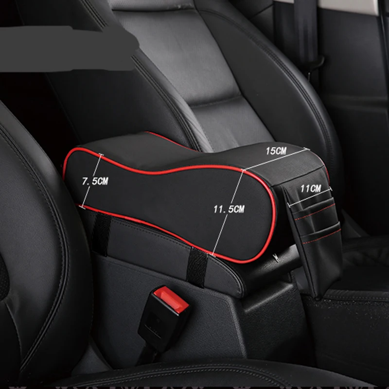 Подлокотник для автомобиля из искусственной кожи/Подушка для Geely Vision SC7 MK CK Cross Gleagle SC7 Englon SC3 SC5 SC6 SC7 Panda