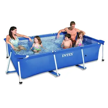 

Scaffold rectangular pool for garden summer leisure outdoor 260x160x65 cm, 2282 L, intex, from 6 years, item No. 28271