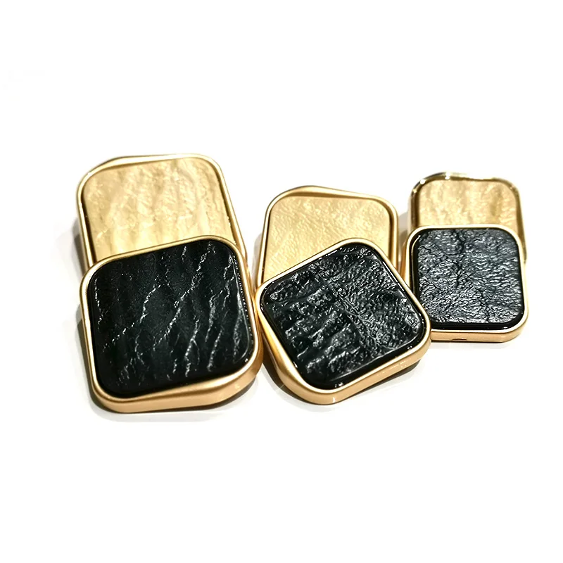 10 шт. металлическая Глянцевая пуговица из смолы сплава для шитья вручную