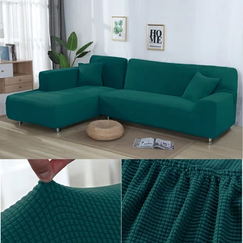 

Jacquard thick sofa covers for living room couch cover for L shape sofa corner sofa cover spandex slipcover elastic material