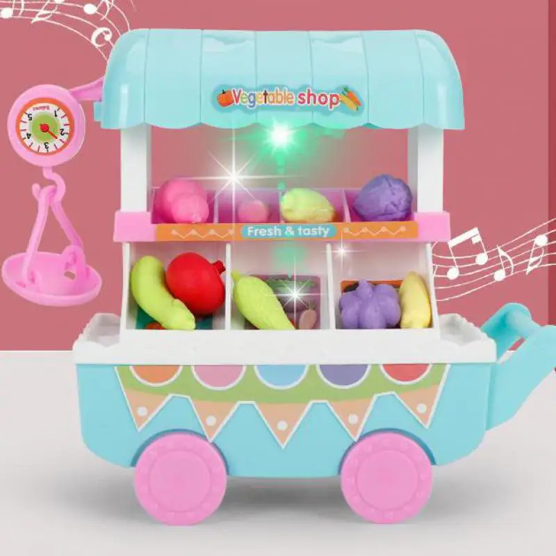 Муравей мини дети my candy корзина для покупок малыш играть огни тележка Привет игрушки для девочки подарок лет фрукты овощи магазин мороженого