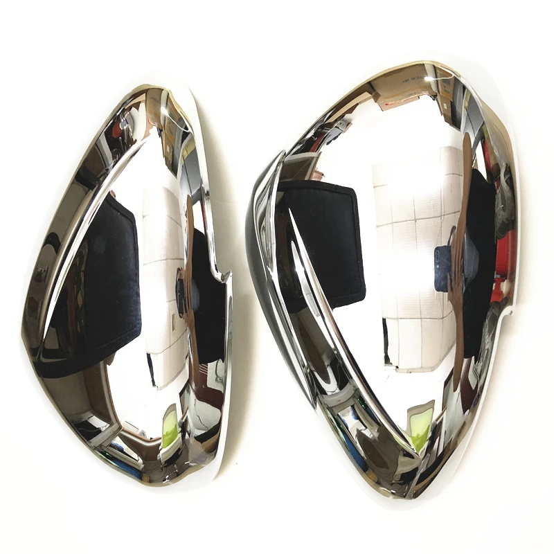 Citroen C4 grand 2012-2019 용 자동차 Stying 도어 사이드 윙 미러 크롬 커버 후면보기 캡 자동차 액세서리 무료 배송 2PCS