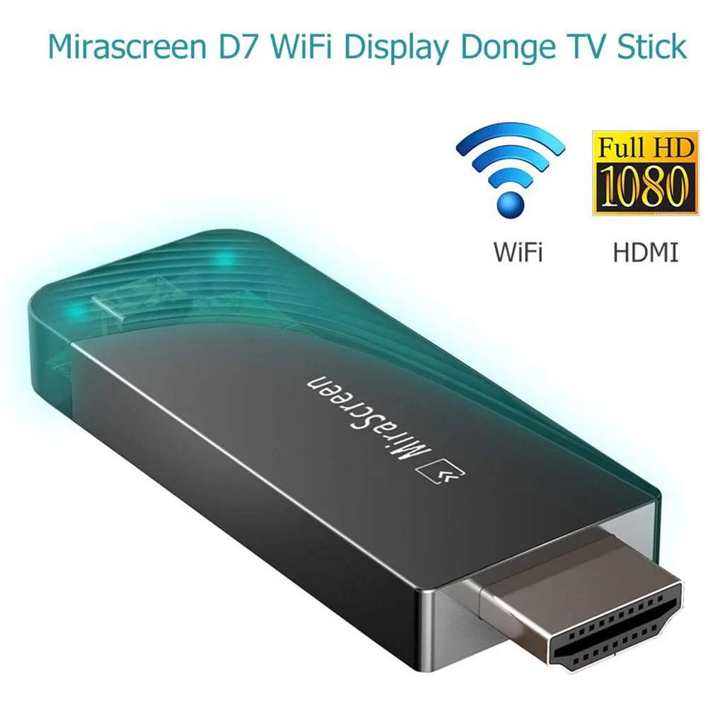 D7 Full HD 1080P приемник ноутбуки двухдиапазонный адаптер из цинкового сплава 5G+ 2,4G смартфоны wifi дисплей ключ планшеты Airplay tv Stick
