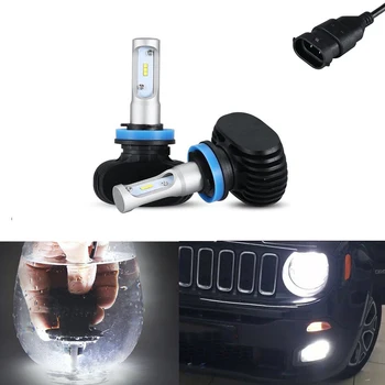 

High Power H8 / H9 Led Fog Light 50W 8000LM For Jeep Renegade 2015-up