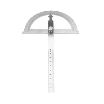 

0-180 Adjustable Degree Multifunction Stainless Steel Protractor Goniometer Angle Finder Gauge 15cm Ruler Measuring Tool