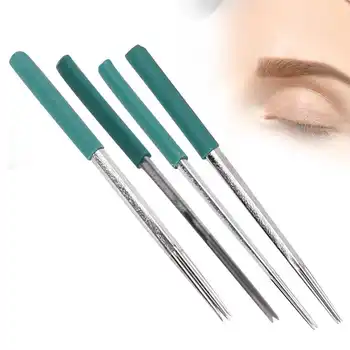 

50pcs Lengthened Eyebrow Tattoo Needle Microblading Fast Coloring Tattoo Needle Accessory Tattoo Permanent Makeup RL 5RL 3RS 5RS