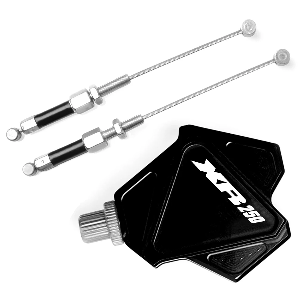 Motorcycle CNC Stunt Clutch Lever Easy Pull Cable System For honda XR250 1995-2007 1998 1999 2000 2001 2002 2003 2004 2005 2006 - Цвет: Черный