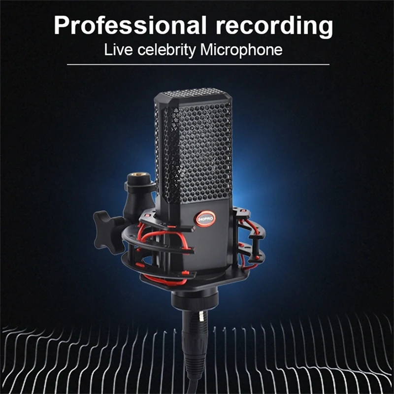 OPQ-420Pro, профессиональный конденсаторный микрофон, полный комплект для студийной записи, низкий уровень самошума, высокочувствительный микрофон Ca