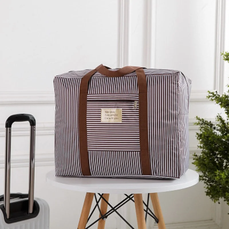 Oxford cloth waterproof folding travel storage bag shoulder bag large capacity convenient multi