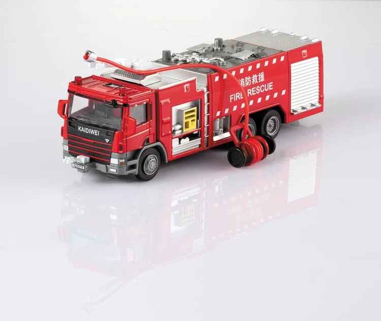 Cadeve 625013 Сплав Инженерная модель автомобиля 1: 50 танк пожарная машина оригинальная Заводская модель автомобиля