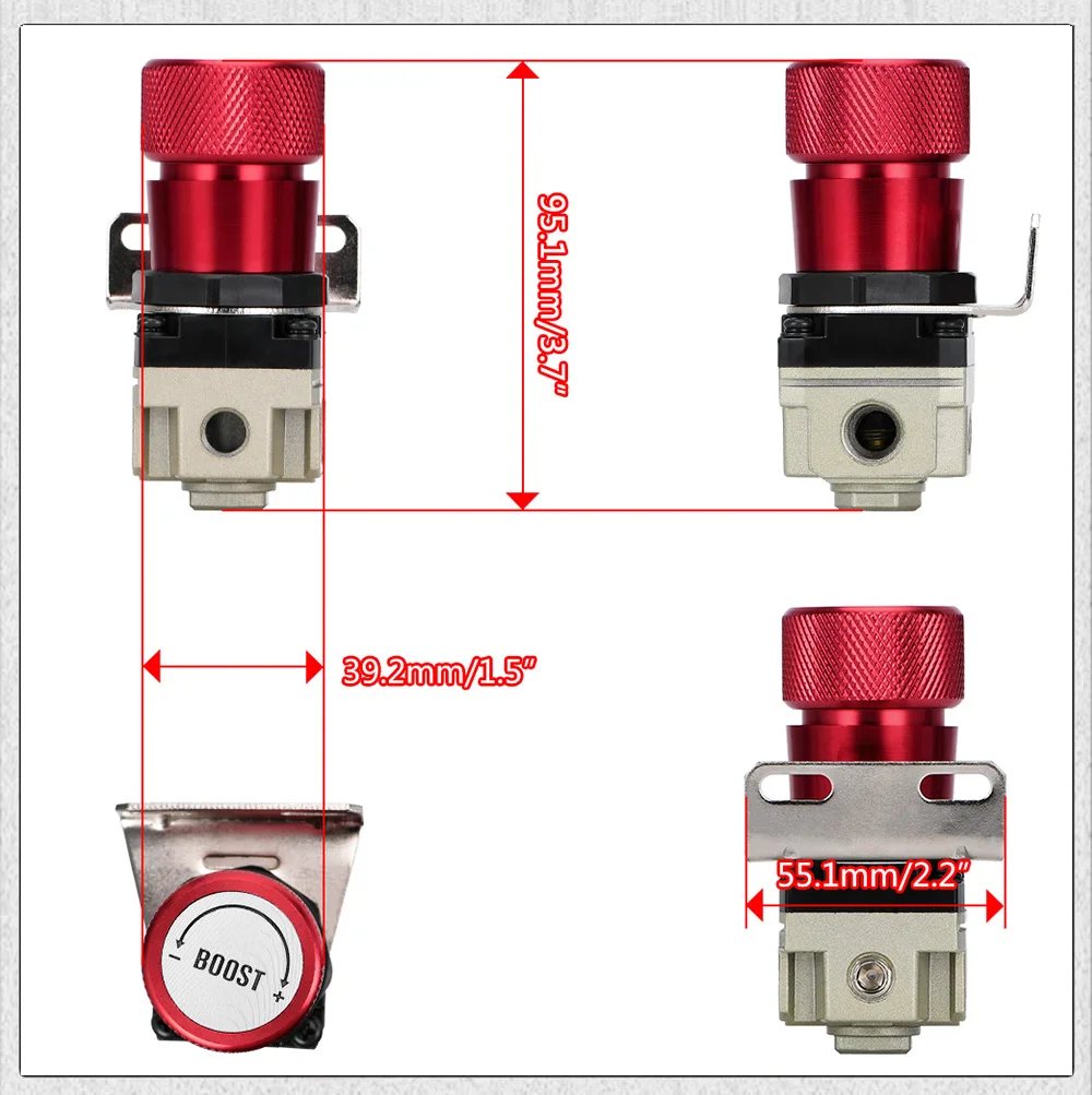 22公式店舗 Control Turbo Pressure Charger Stage Boost Silver Dual スイッチ Electronic 銀の二